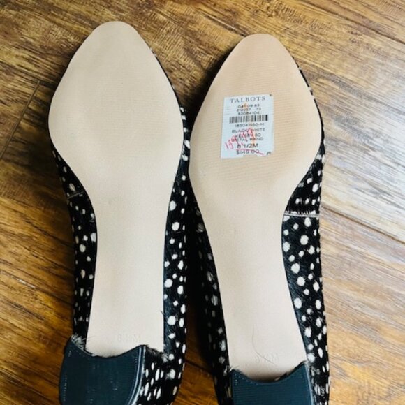 NWT Talbots black/white polka dot pumps - Picture 2 of 6